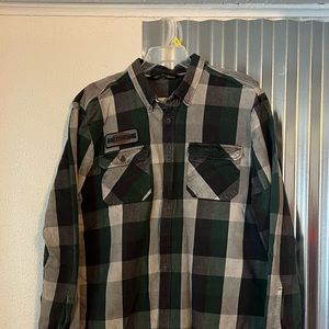Heavy weight flannel, Harley Davidson 2xl